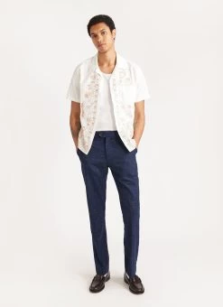 Tailored Trouser | Nep Wool | Navy 13 Tailored Trouser | Nep Wool | Navy -Urban Wear Shop PERCIVAL MENSWEAR NEP WOOL SUIT NAVY10