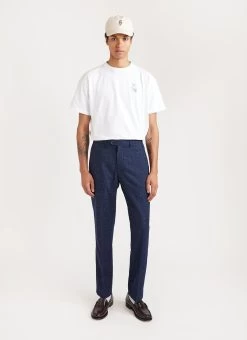 Tailored Trouser | Nep Wool | Navy 12 Tailored Trouser | Nep Wool | Navy -Urban Wear Shop PERCIVAL MENSWEAR NEP WOOL SUIT NAVY6