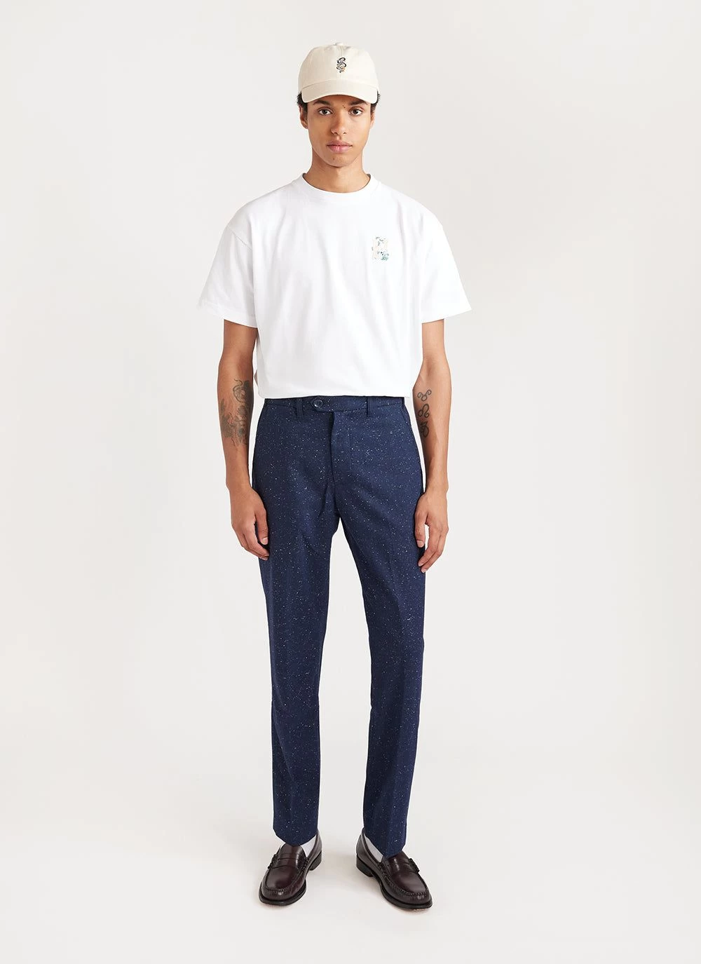 Tailored Trouser | Nep Wool | Navy 6 Tailored Trouser | Nep Wool | Navy - Image 4