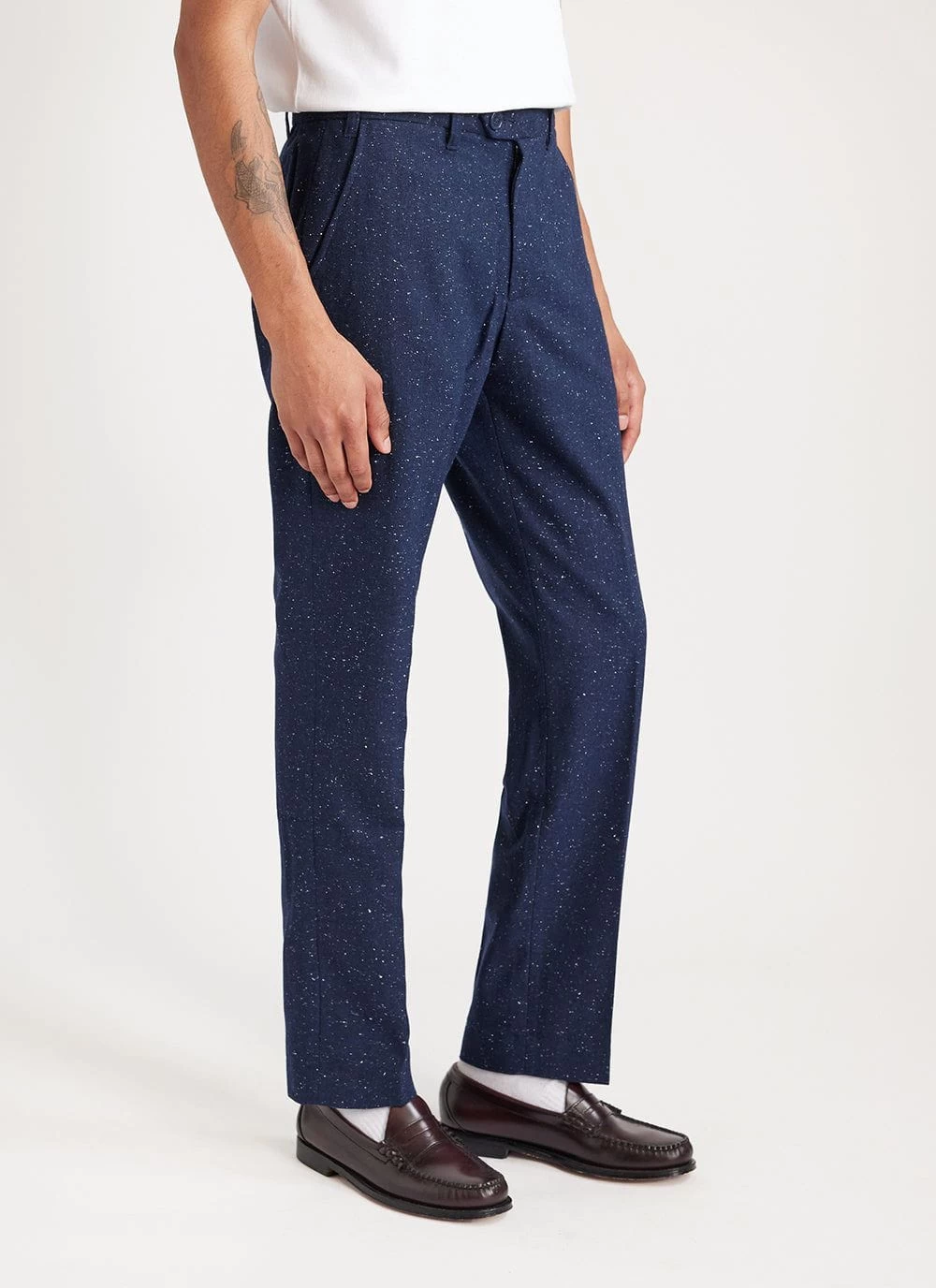 Tailored Trouser | Nep Wool | Navy 3 Tailored Trouser | Nep Wool | Navy