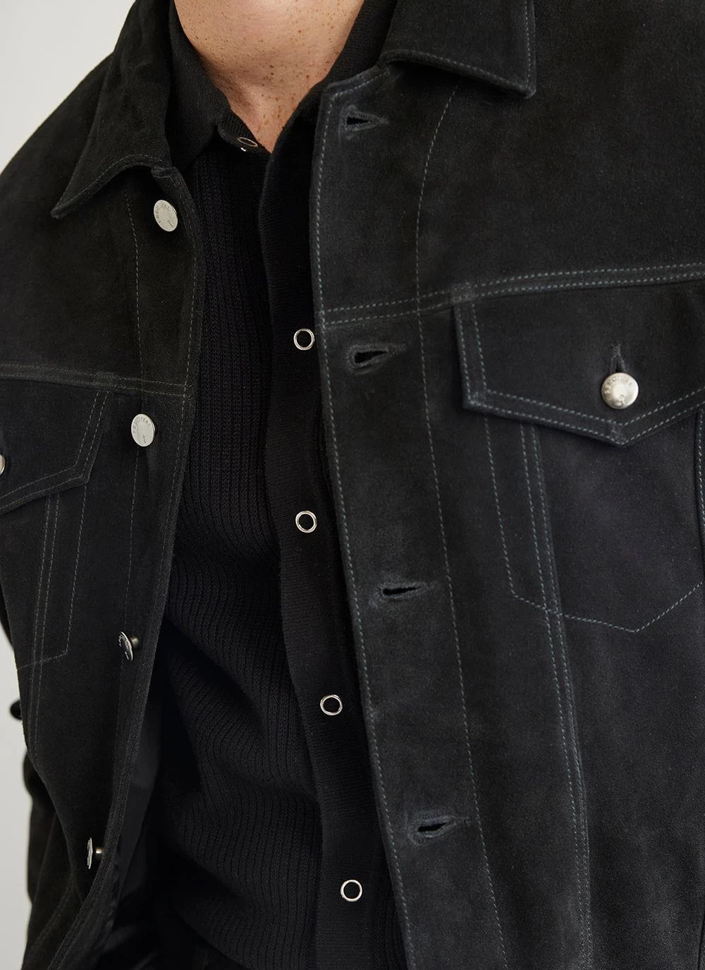 Pablo Cuban Shirt | Knitted Cotton | Black 10 Pablo Cuban Shirt | Knitted Cotton | Black - Image 8