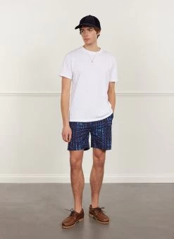 Palmer Dye Shorts | Indigo 12 Palmer Dye Shorts | Indigo -Urban Wear Shop PERCIVAL MENSWEAR PALMER DYE SHORTS6
