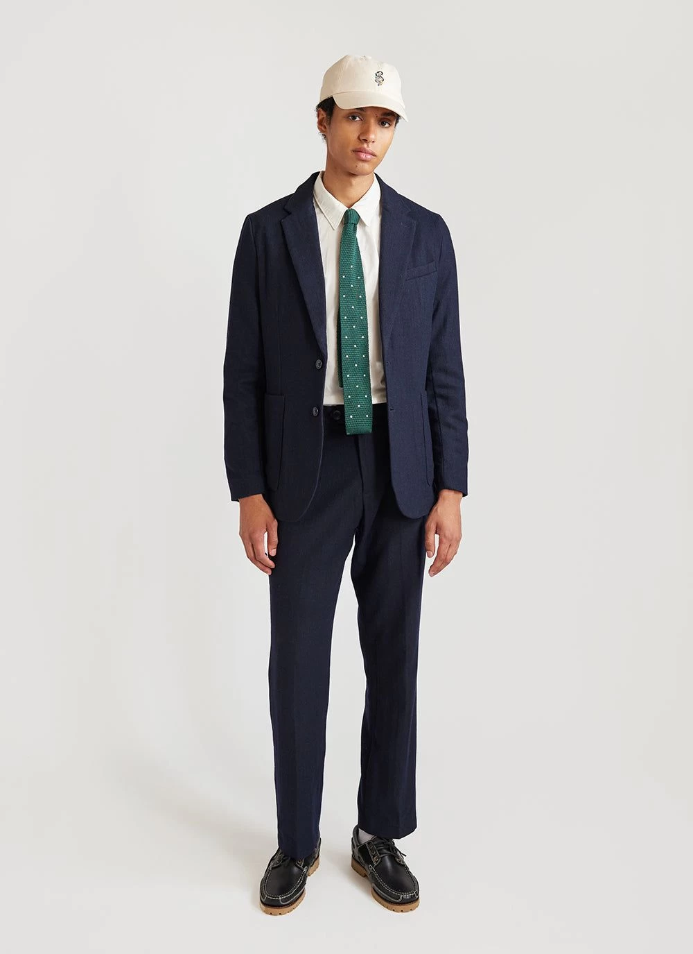 Polka Dot Tie | Silk | Forest 3 Polka Dot Tie | Silk | Forest - Image 2