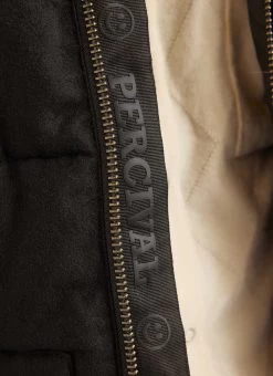 Puffer Jacket | Wool Melton | Black -Urban Wear Shop PERCIVAL MENSWEAR PUFFER JACKET BLACK 18