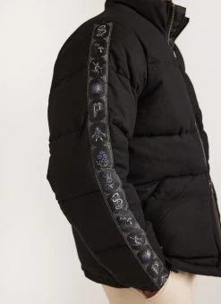 Puffer Jacket | Wool Melton | Black -Urban Wear Shop PERCIVAL MENSWEAR PUFFER JACKET BLACK13