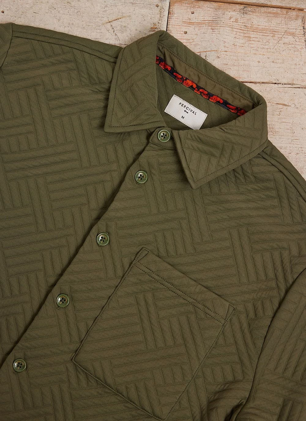 Quilted Classic Shirt | Khaki 5 Quilted Classic Shirt | Khaki - Image 3