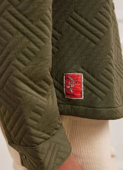 Quilted Classic Shirt | Khaki 16 Quilted Classic Shirt | Khaki -Urban Wear Shop PERCIVAL MENSWEAR QUILTED CLASSIC SHIRT KHAKI 7