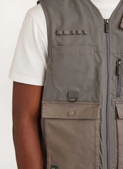 Saga Gilet | Grey 23 Saga Gilet | Grey -Urban Wear Shop PERCIVAL MENSWEAR SAGA GILET GREY 5