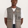 Saga Gilet | Grey -Urban Wear Shop PERCIVAL MENSWEAR SAGA GILET GREY1