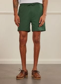 Shorts | Seersucker | Forest