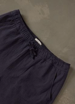 Shorts | Seersucker | Navy -Urban Wear Shop PERCIVAL MENSWEAR SEERSUCKER SHORTS NAVY5
