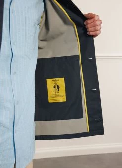 Waterproof Auxiliary Sherlock | Navy With Grey 10 Waterproof Auxiliary Sherlock | Navy With Grey -Urban Wear Shop PERCIVAL MENSWEAR SHERLOCK NAVY WITH GREY4