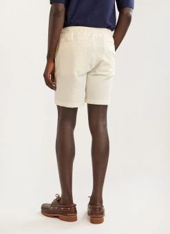 Shorts | Seersucker | Ecru 14 Shorts | Seersucker | Ecru -Urban Wear Shop PERCIVAL MENSWEAR SHORTS SEERSUCKER ECRU5