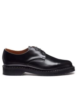 Solovair | Hi-Shine Gibson Shoe | Black 12 Solovair | Hi-Shine Gibson Shoe | Black -Urban Wear Shop PERCIVAL MENSWEAR SOLOVAIR GIBSON DERBY BLACK HI SHINE LEATHER 2