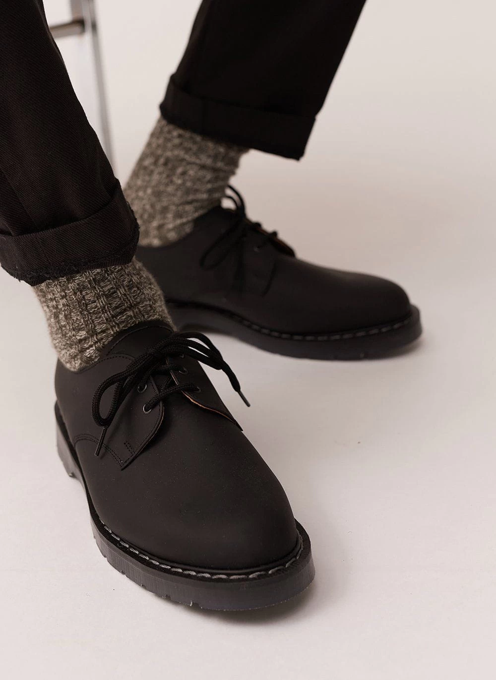 Solovair | Gibson Shoe | Matt Black 10 Solovair | Gibson Shoe | Matt Black - Image 8