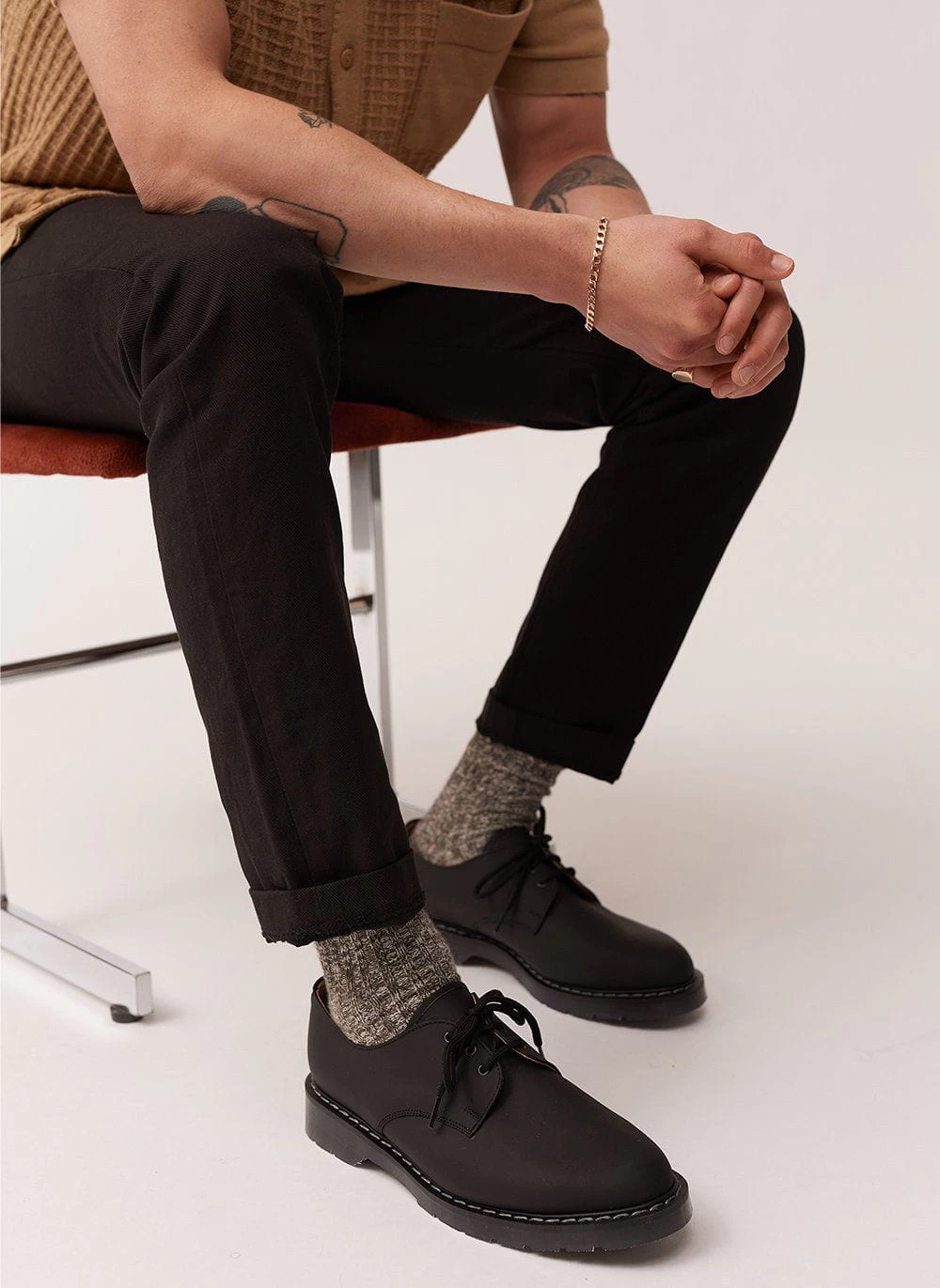 Solovair | Gibson Shoe | Matt Black 7 Solovair | Gibson Shoe | Matt Black - Image 5