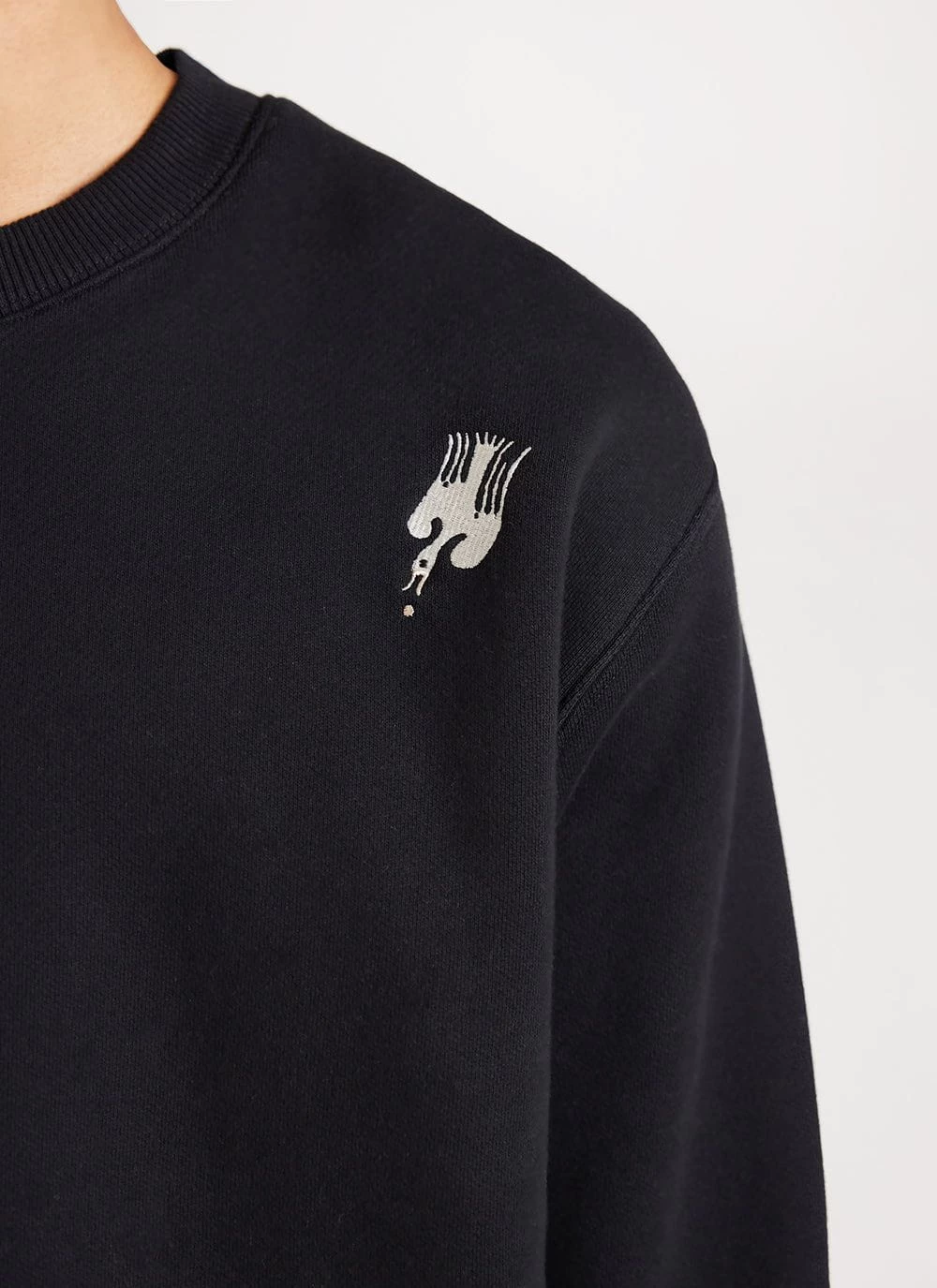 Bird Sweatshirt | Percival X Sophy Hollington | Black 6 Bird Sweatshirt | Percival X Sophy Hollington | Black - Image 4