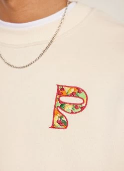 Sour Fruits Sweatshirt | Cotton | Ecru 10 Sour Fruits Sweatshirt | Cotton | Ecru -Urban Wear Shop PERCIVAL MENSWEAR SOUR FRUITS SWEAT ECRU3