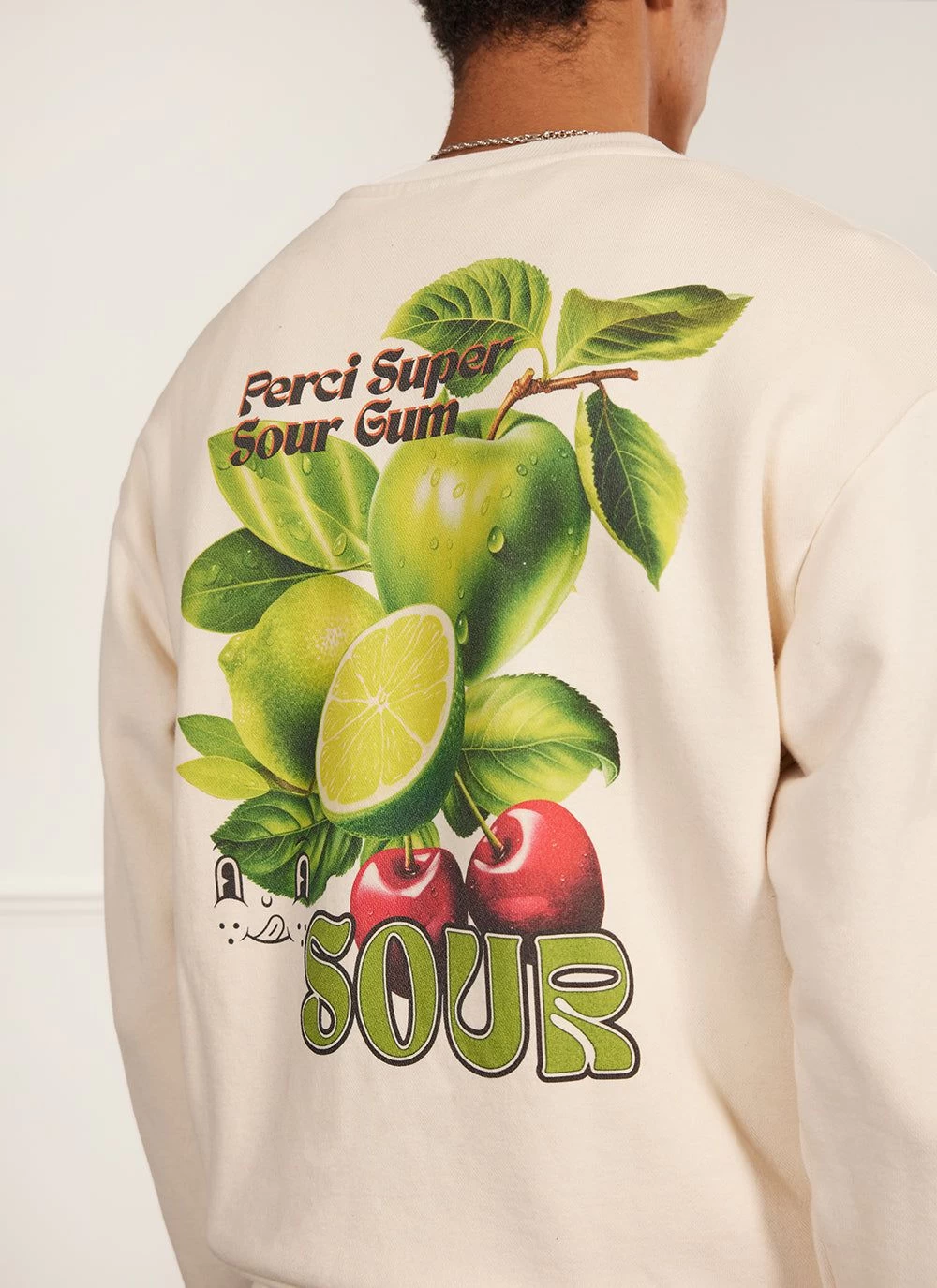 Sour Fruits Sweatshirt | Cotton | Ecru 3 Sour Fruits Sweatshirt | Cotton | Ecru