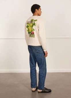 Sour Fruits Sweatshirt | Cotton | Ecru 11 Sour Fruits Sweatshirt | Cotton | Ecru -Urban Wear Shop PERCIVAL MENSWEAR SOUR FRUITS SWEAT ECRU6