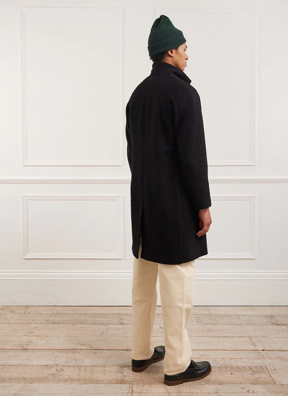 Trench Coat | Casentino Wool | Black 9 Trench Coat | Casentino Wool | Black - Image 7