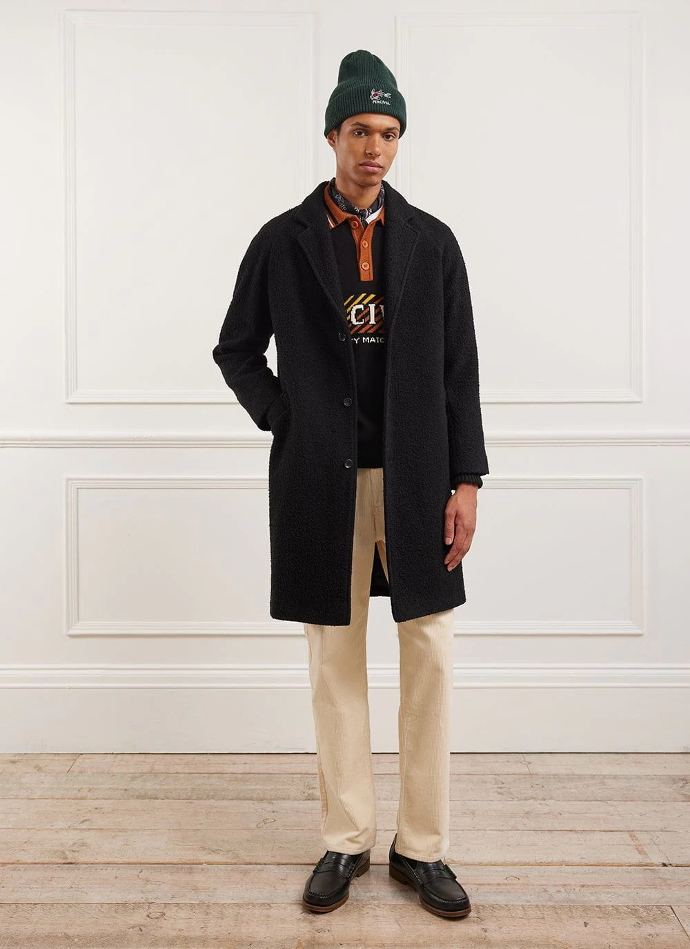 Trench Coat | Casentino Wool | Black 7 Trench Coat | Casentino Wool | Black - Image 5