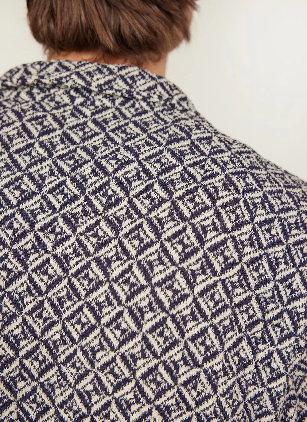 Viscount Cuban Shirt | Viscose | Ecru Multi 8 Viscount Cuban Shirt | Viscose | Ecru Multi - Image 6