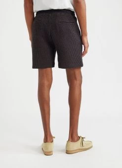 Waffle Shorts | Textured Cotton | Ink 13 Waffle Shorts | Textured Cotton | Ink -Urban Wear Shop PERCIVAL MENSWEAR WAFFLE SHORTS INK3