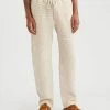 Waffle Everyday Trousers | Textured Cotton | Ecru 1 Waffle Everyday Trousers | Textured Cotton | Ecru -Urban Wear Shop PERCIVAL MENSWEAR WAFFLE TRACKPANTS ECRU