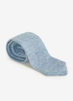 Linen Tie | Blue Marl