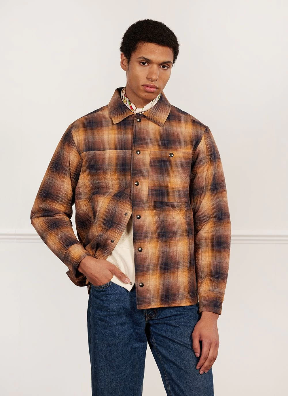 Quilted Overshirt | Seersucker | Multi 3 Quilted Overshirt | Seersucker | Multi