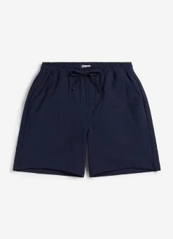 Shorts | Seersucker | Navy -Urban Wear Shop Percival3rd5797