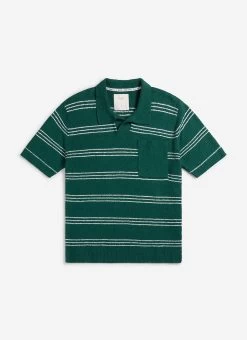 Negroni Polo Shirt | Knitted Cotton | Forest 19 Negroni Polo Shirt | Knitted Cotton | Forest -Urban Wear Shop Percival3rd5821