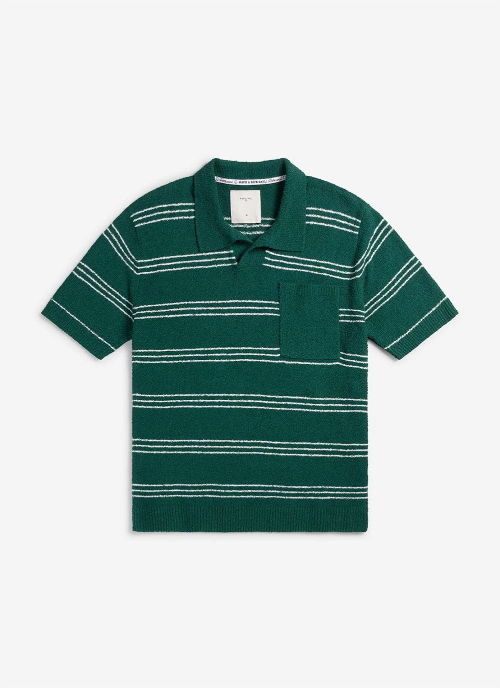 Negroni Polo Shirt | Knitted Cotton | Forest 11 Negroni Polo Shirt | Knitted Cotton | Forest - Image 9