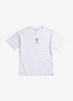 Bouquet Oversized Auxiliary T Shirt | Embroidered Organic Cotton | White 13 Bouquet Oversized Auxiliary T Shirt | Embroidered Organic Cotton | White -Urban Wear Shop Percival6th5865 Edit