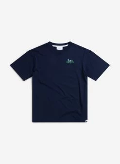 Envy Auxiliary T Shirt | Embroidered Organic Cotton | Navy 12 Envy Auxiliary T Shirt | Embroidered Organic Cotton | Navy -Urban Wear Shop Percival6th5882 Edit