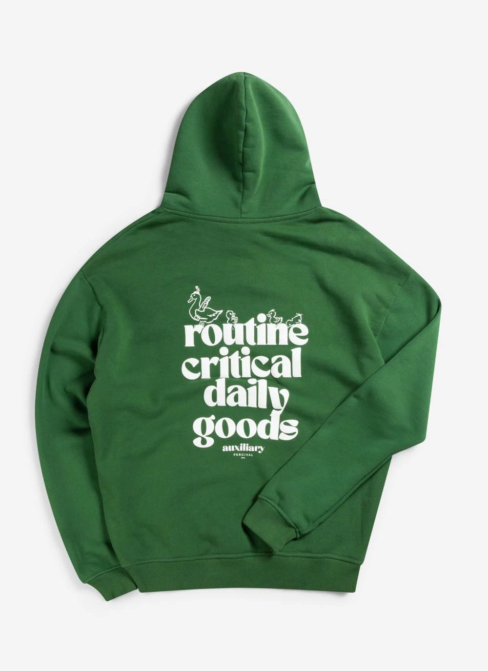 Canard Auxiliary Hoodie | Cotton | Forest 6 Canard Auxiliary Hoodie | Cotton | Forest - Image 4