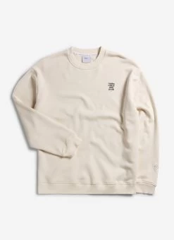 Bark And Stroll Auxiliary Sweatshirt | Cotton | Ecru -Urban Wear Shop Percival6th5967 Edit