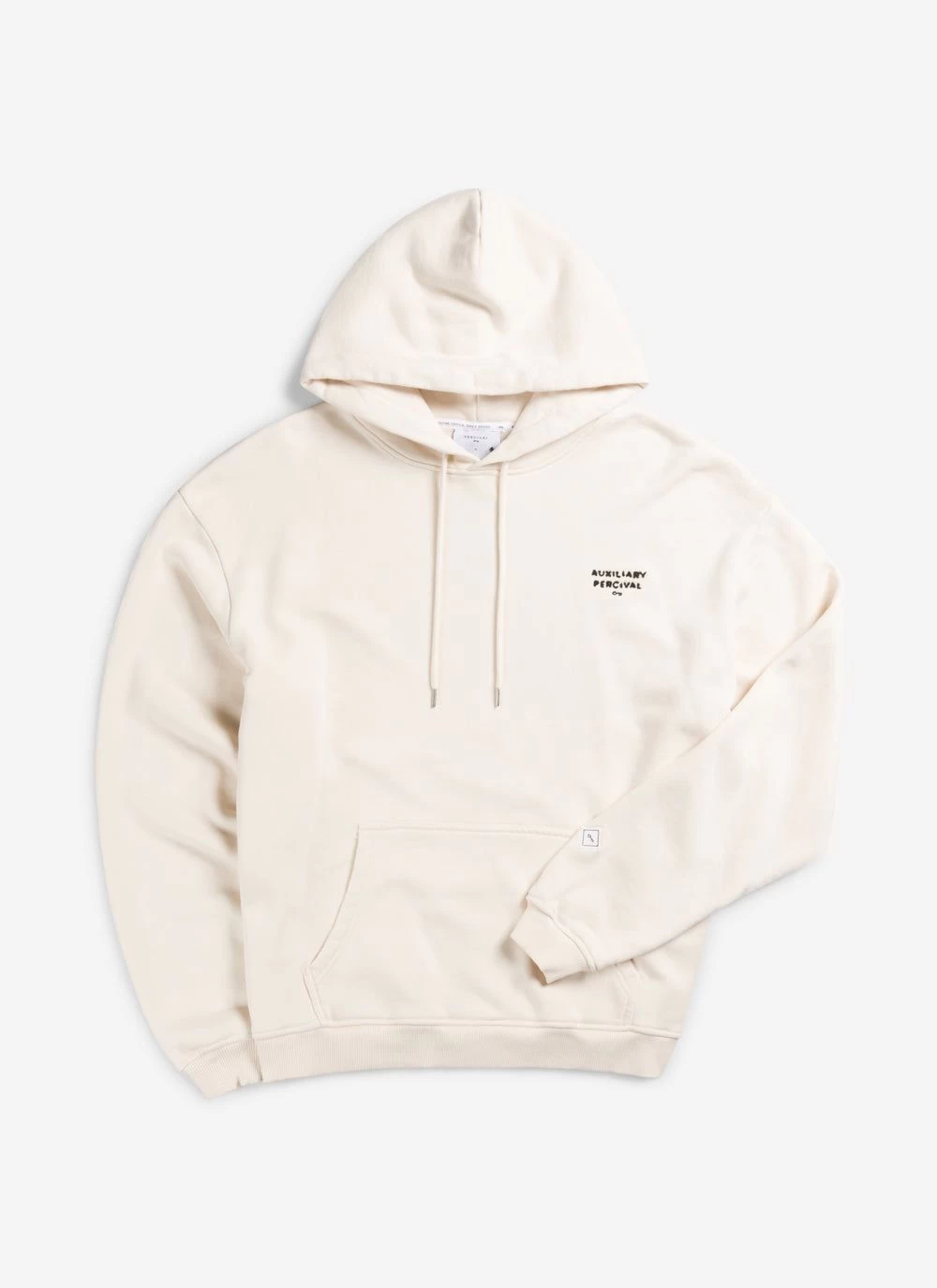 Auxiliary Hoodie 01 | Cotton | Ecru 4 Auxiliary Hoodie 01 | Cotton | Ecru - Image 2