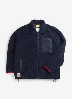Auxiliary Fleece | Wool | Navy -Urban Wear Shop Percival9th6787 Edit