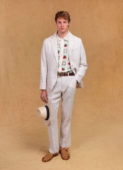 Tailored Linen Blazer | Stone -Urban Wear Shop Percival Suits5985 d9eb18f0 28d9 4f27 871c e5e0ed8171ce