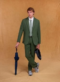Tailored Linen Blazer | Forest 24 Tailored Linen Blazer | Forest -Urban Wear Shop Percival Suits6181
