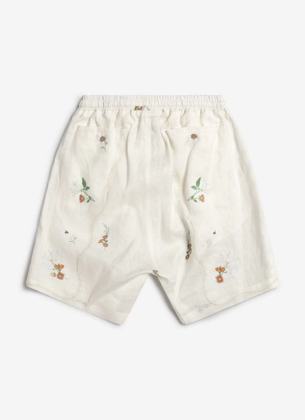 Kowloon Linen Shorts | White 5 Kowloon Linen Shorts | White - Image 3