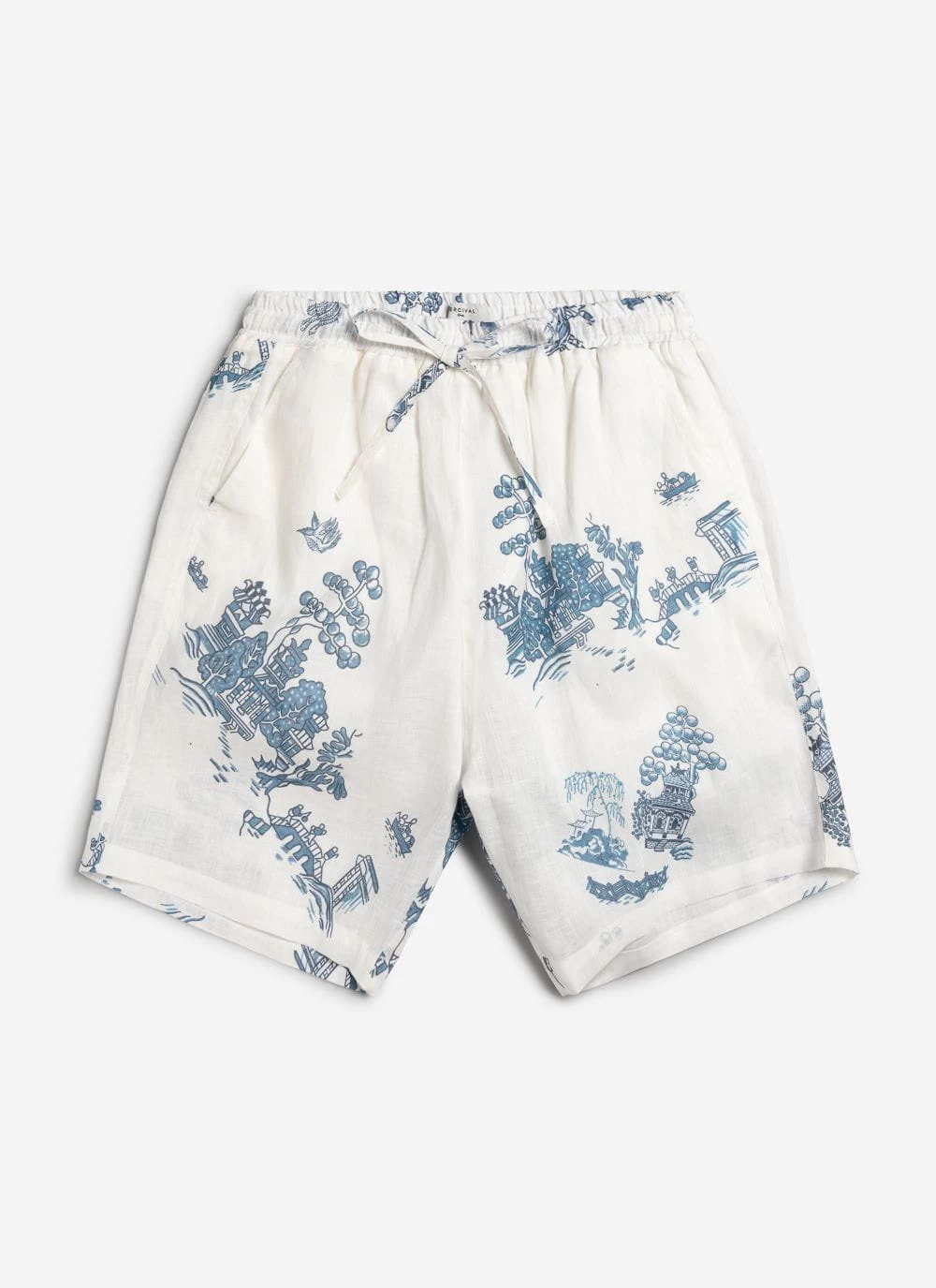 Willow Linen Shorts | Blue 4 Willow Linen Shorts | Blue - Image 2