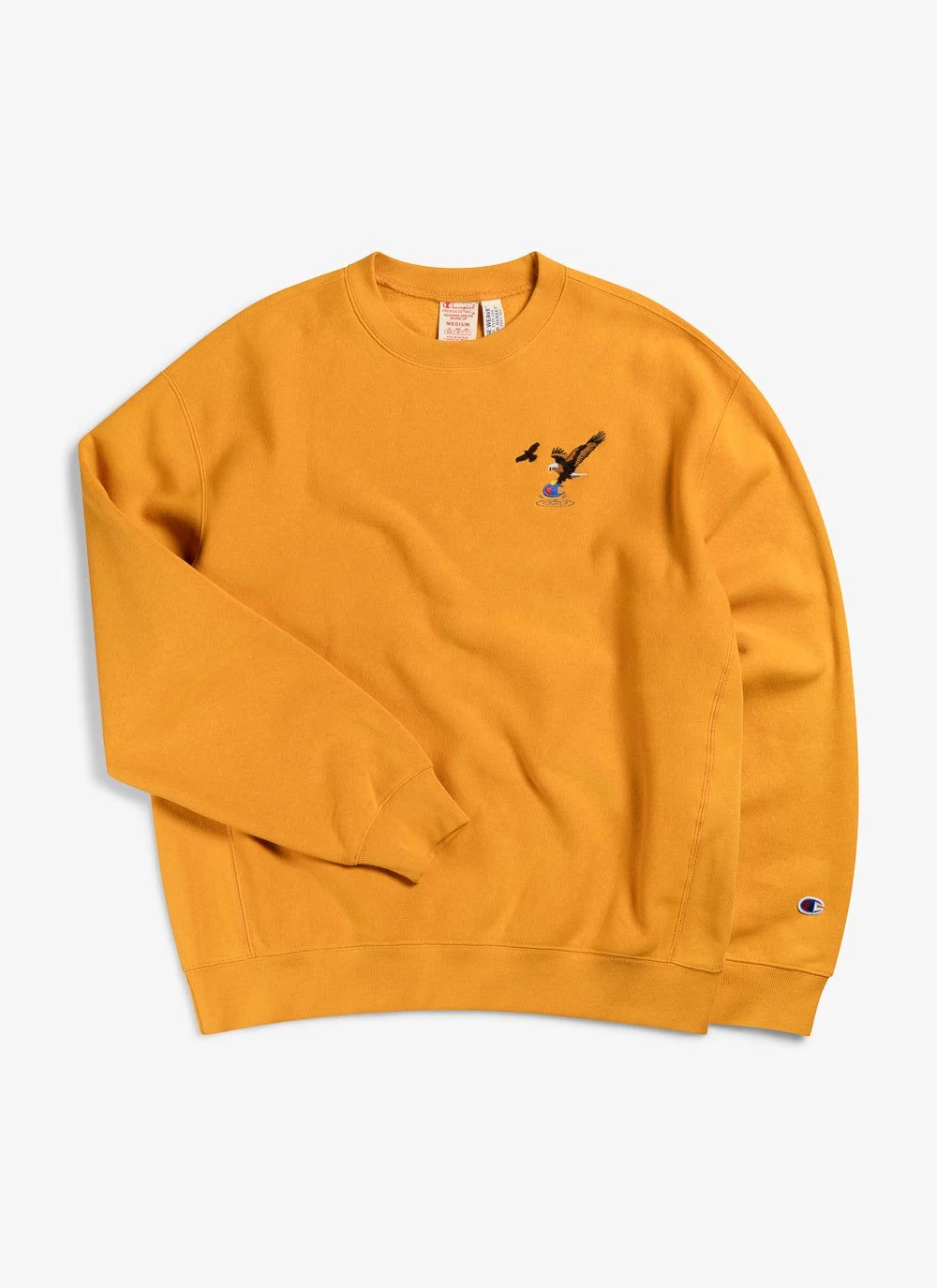 Swooping Eagle Sweatshirt | Champion And Percival | Ochre 7 Swooping Eagle Sweatshirt | Champion And Percival | Ochre - Image 5