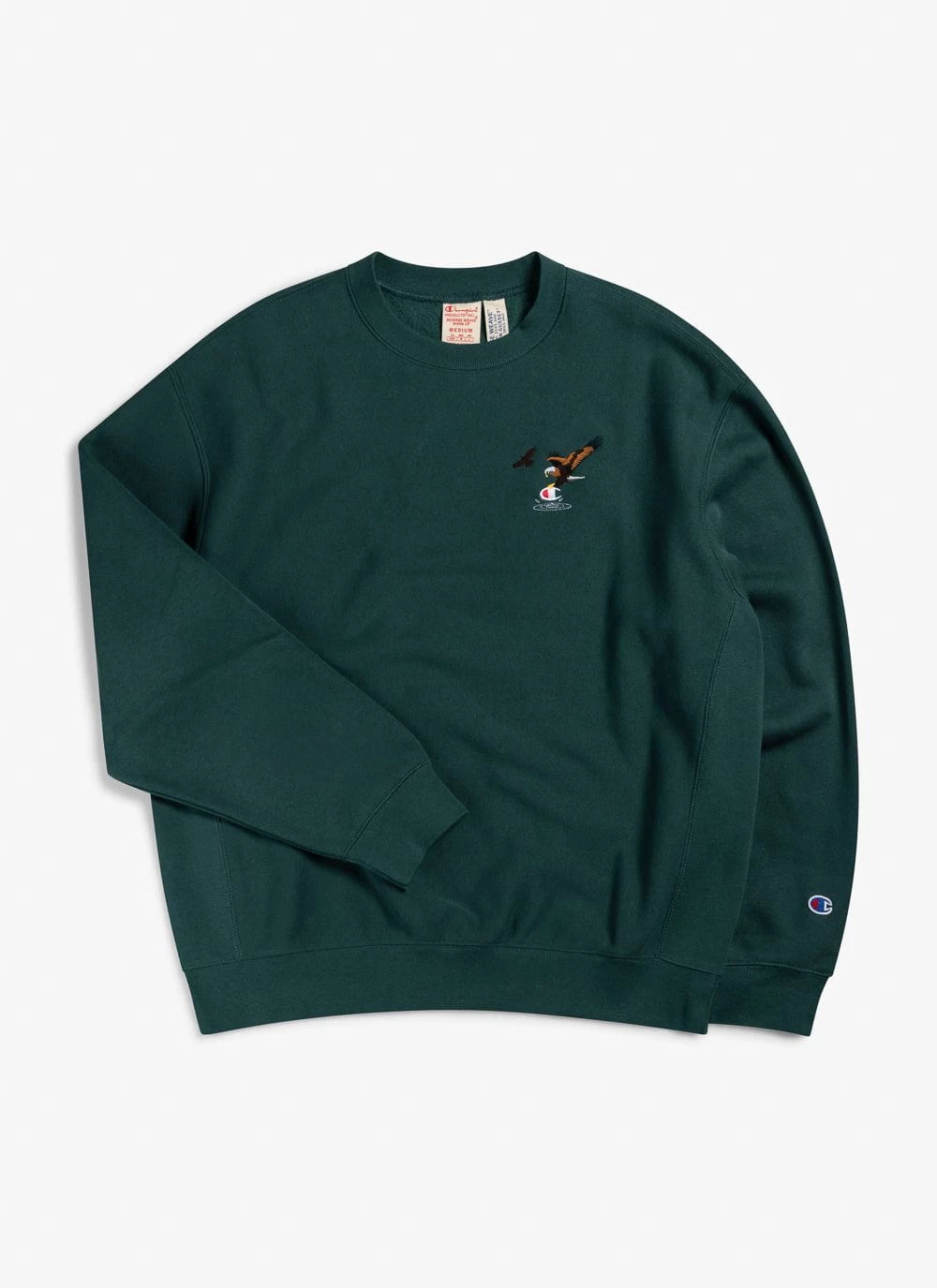 Swooping Eagle Sweatshirt | Champion And Percival | Forest 6 Swooping Eagle Sweatshirt | Champion And Percival | Forest - Image 4