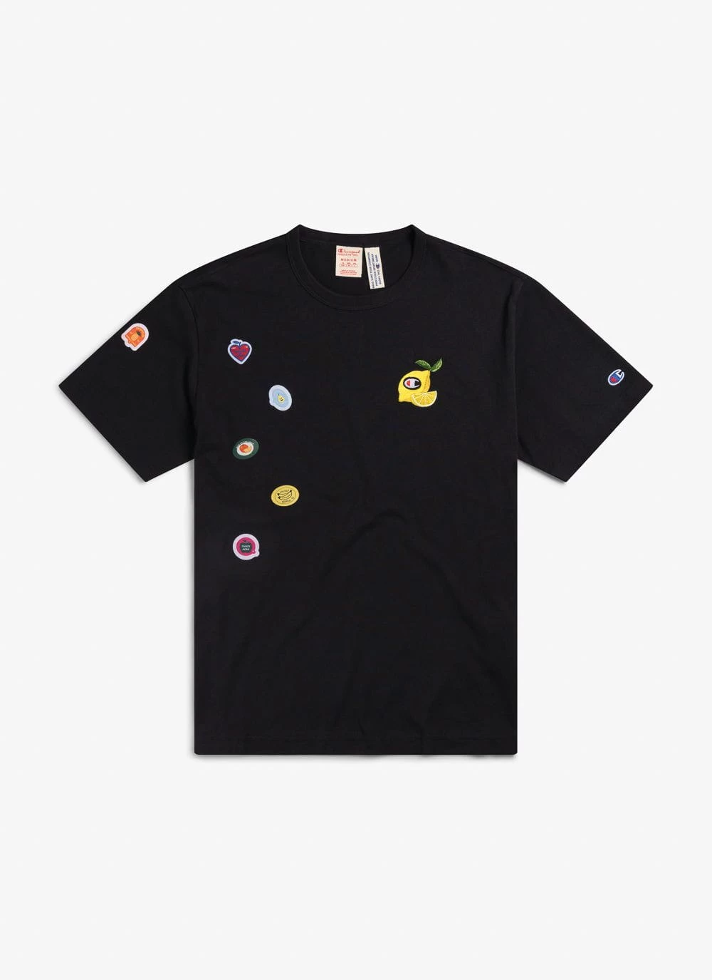 Perci-Post Stamps T Shirt | Champion And Percival | Black 3 Perci-Post Stamps T Shirt | Champion And Percival | Black