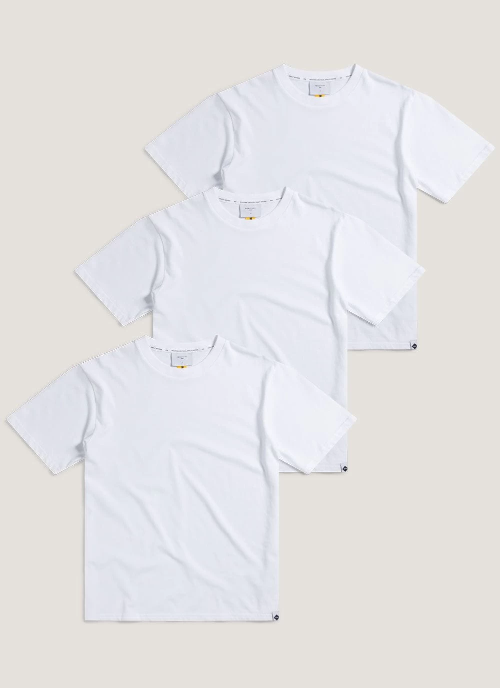 3 Pack Oversized Auxiliary T Shirts | Organic Cotton | White 3 3 Pack Oversized Auxiliary T Shirts | Organic Cotton | White